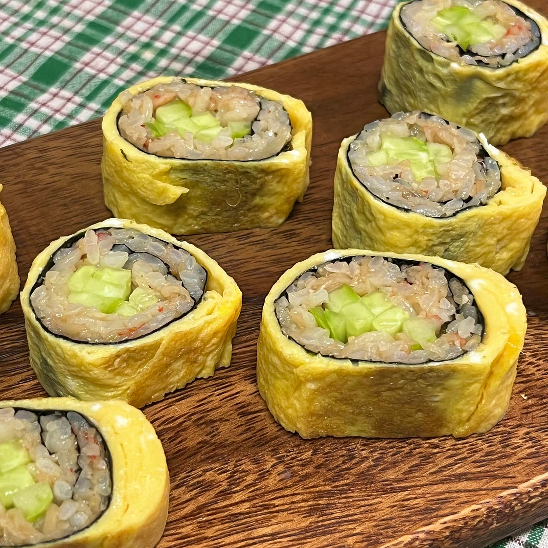 Easy Crab & Egg Rolls