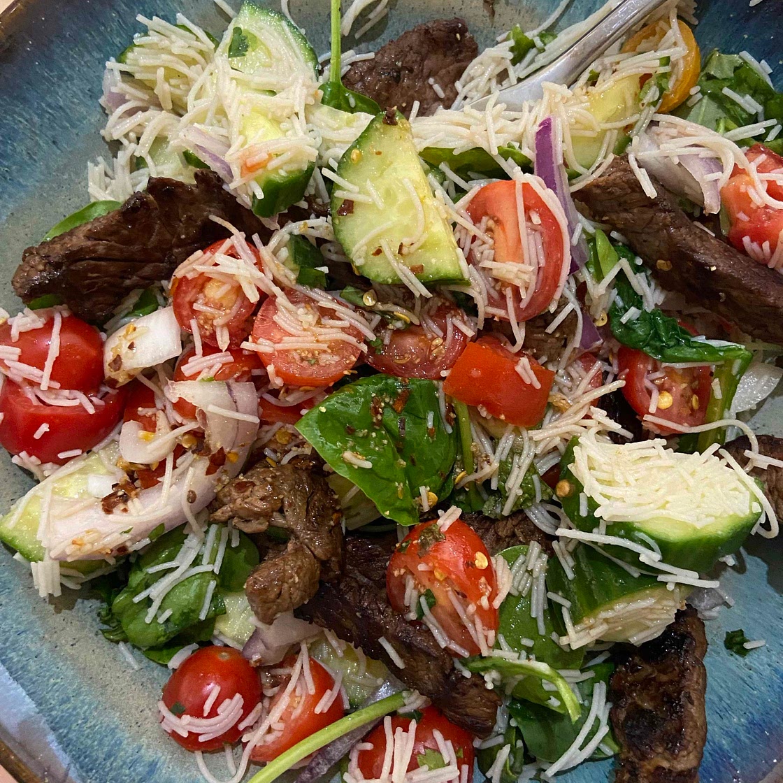 Thai Beef Salad with Vermicelli Noodles