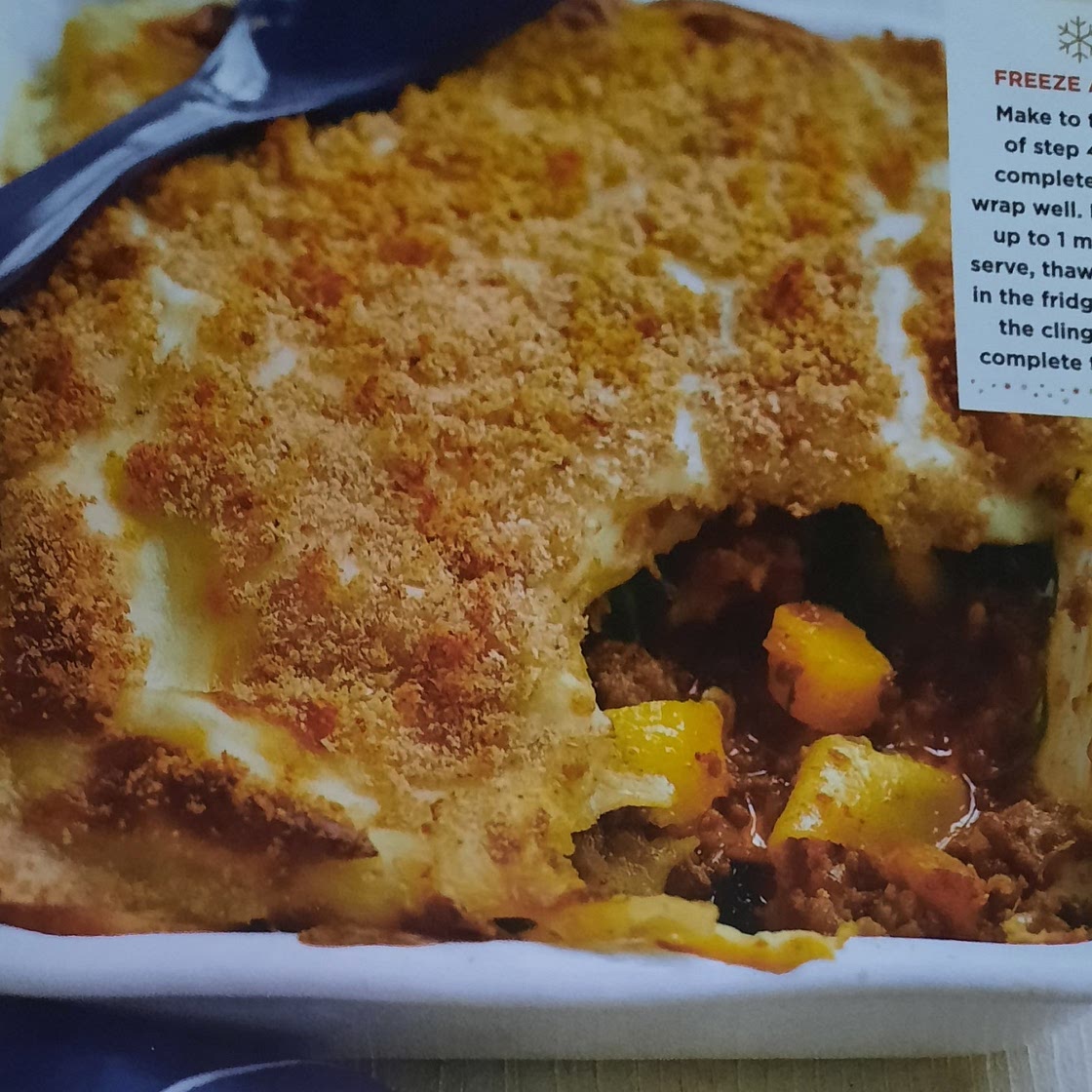 Moroccon lamb lasagne