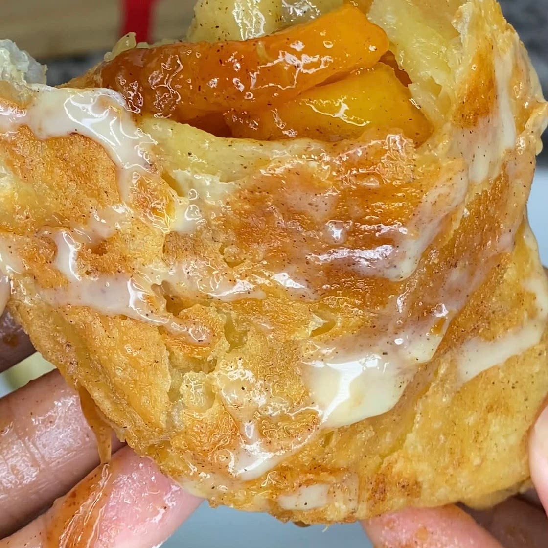 Peach Cobbler Turnovers
