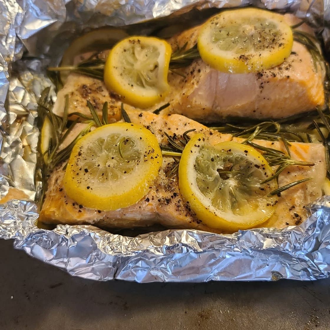 Baked Salmon in Foil