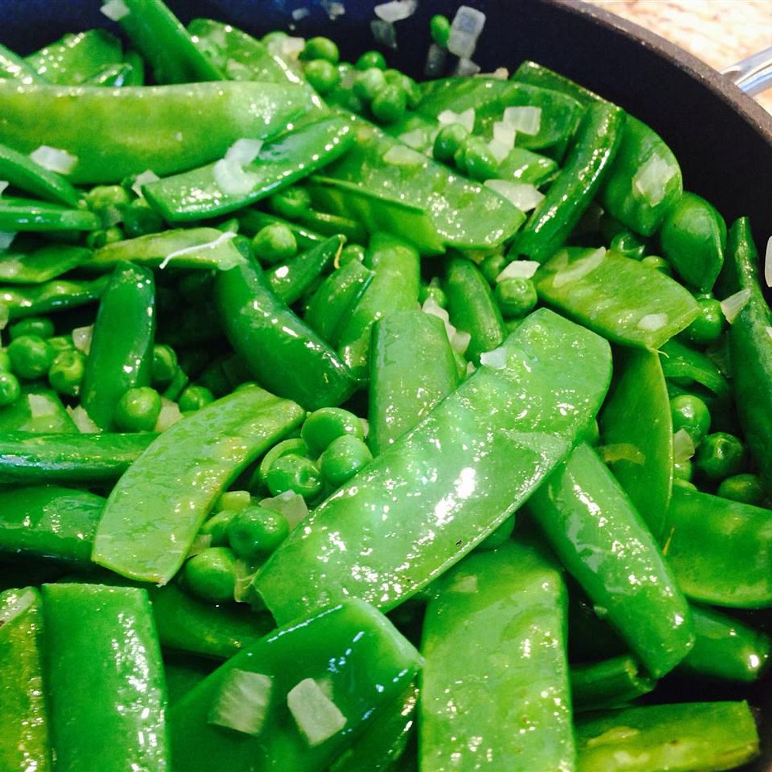 Spring Pea Medley with Edible Bowl