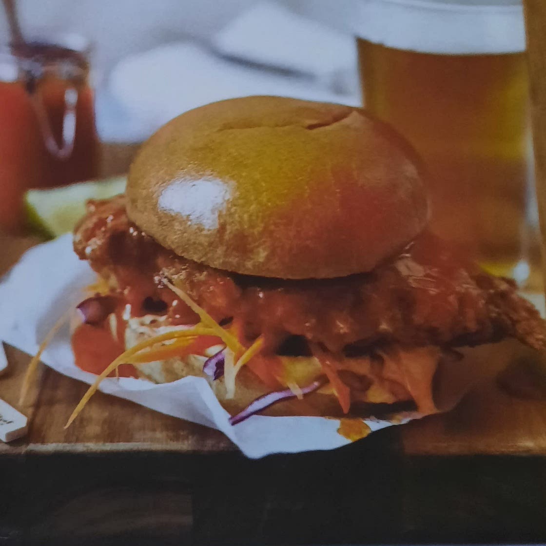 Buffalo Chicken Burger