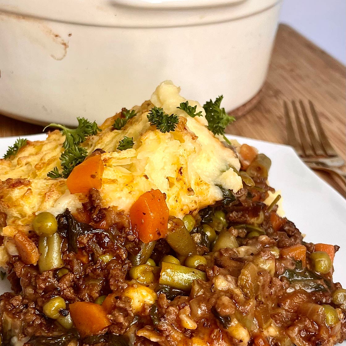 Extra Veg Cottage pie 