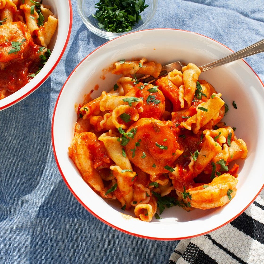 Spicy Shrimp in Marinara