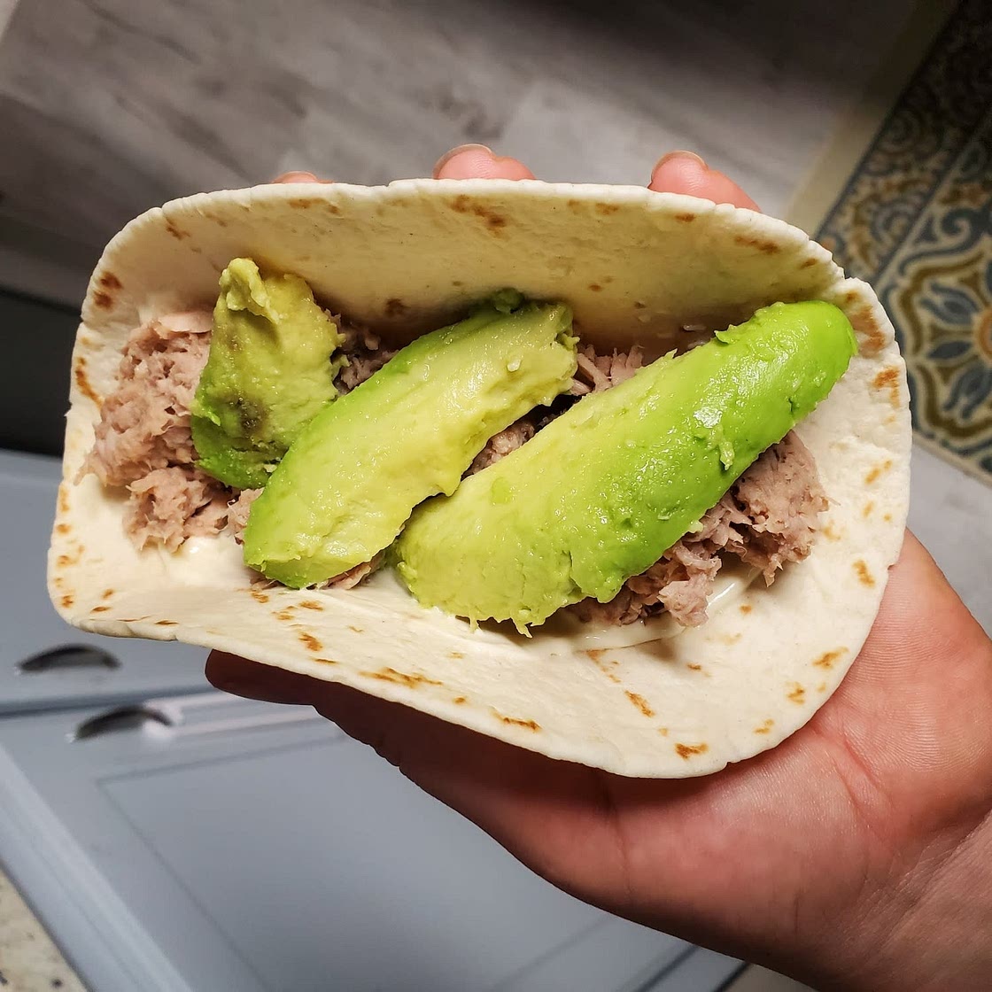 Easy Canned Tuna Tacos with Scallion Crema