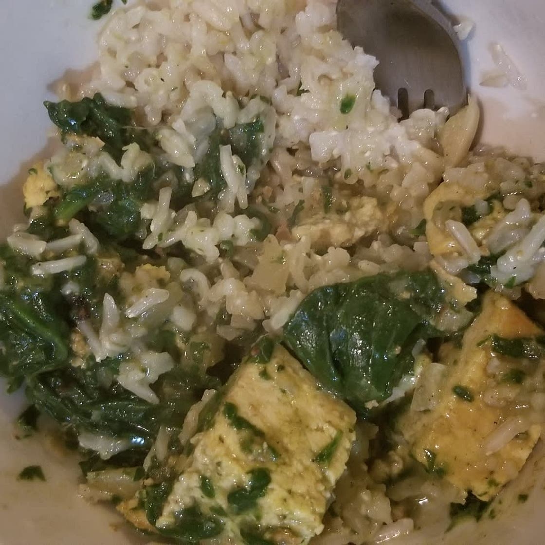 Saag paneer