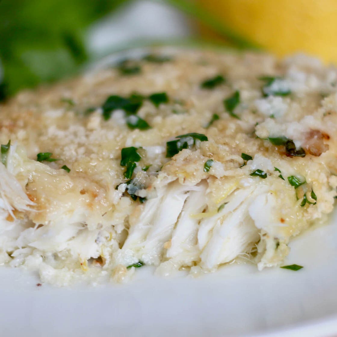 Parmesan-Crusted Air Fryer Halibut