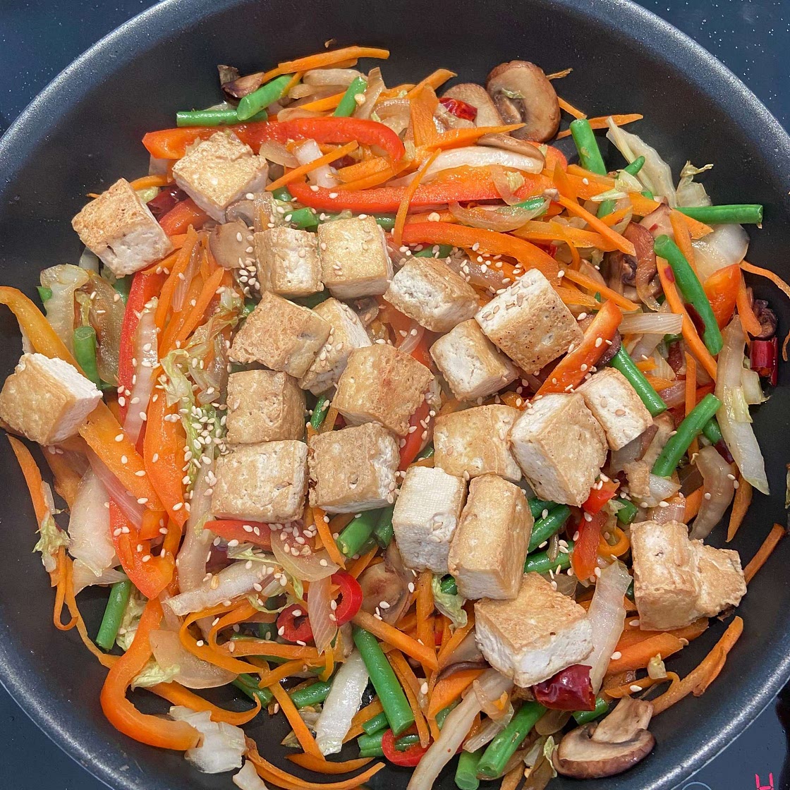 Szechuan Tofu and Veggies