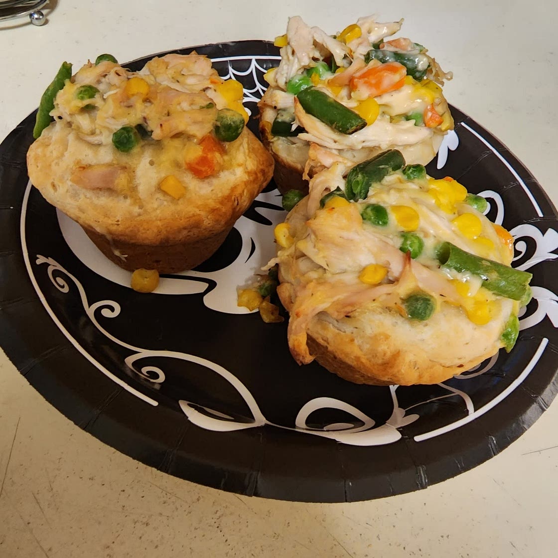 Muffin Tin Chicken Pot Pie