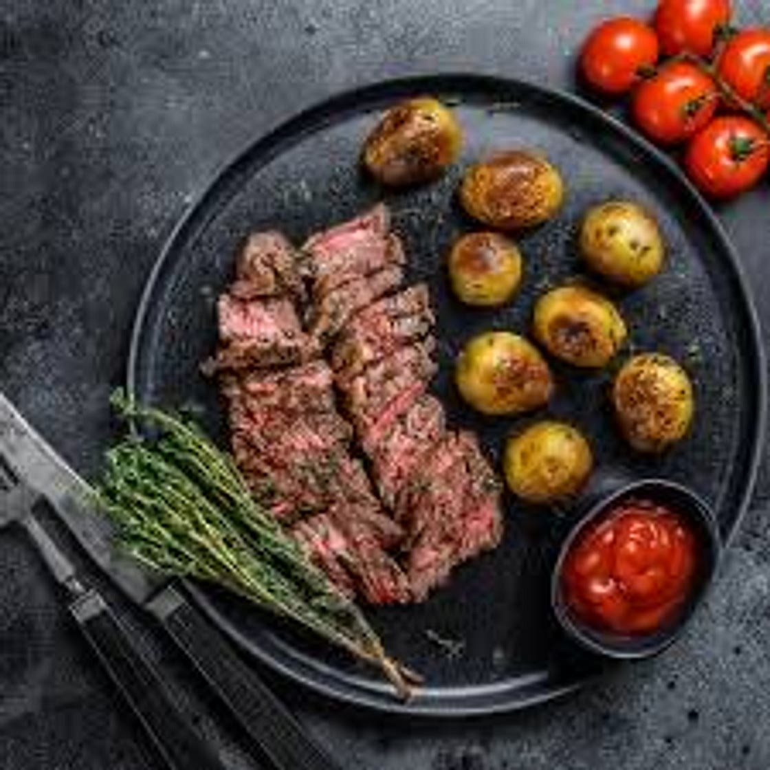 Steak pommes de terre