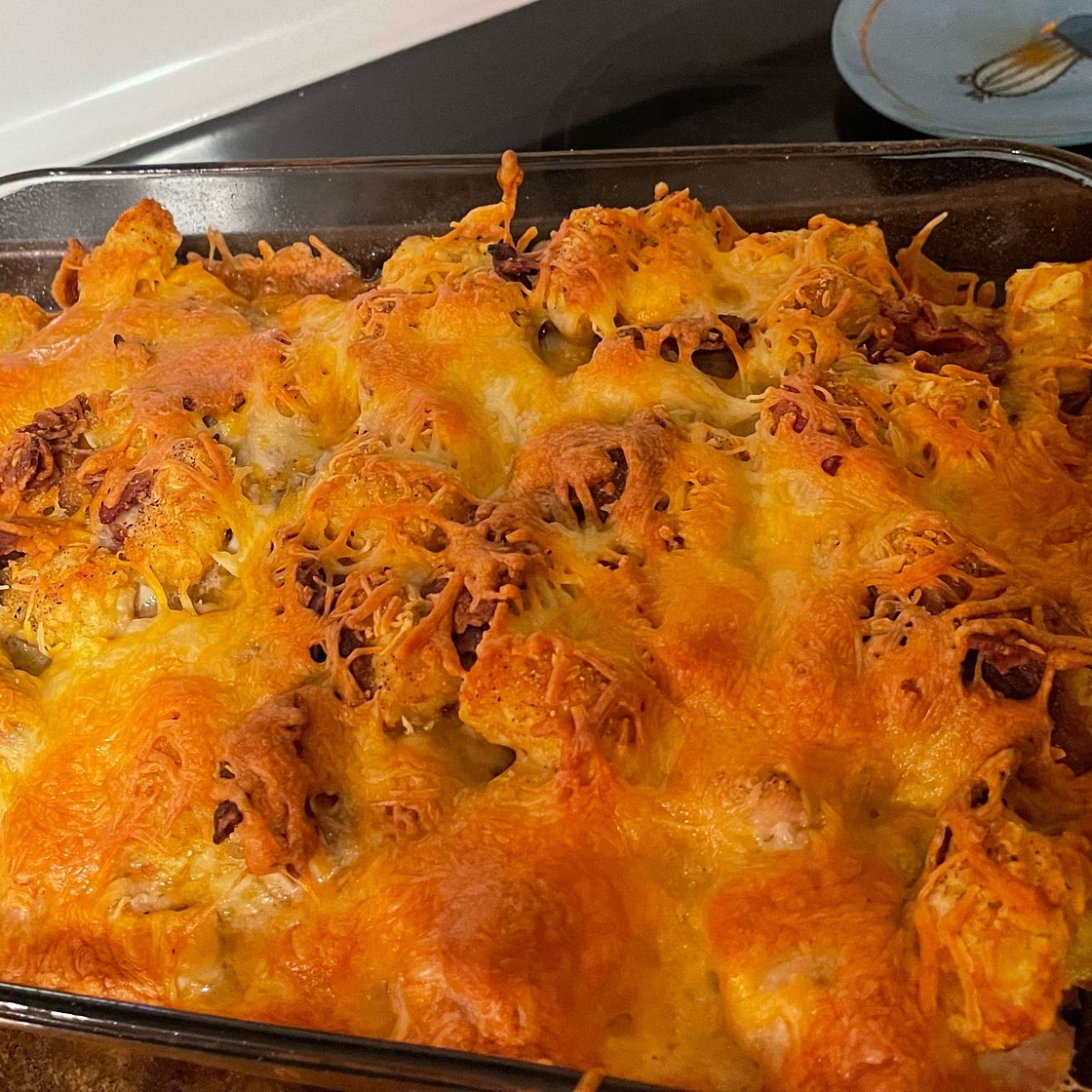 CROCK POT CHICKEN TATER TOT CASSEROLE
