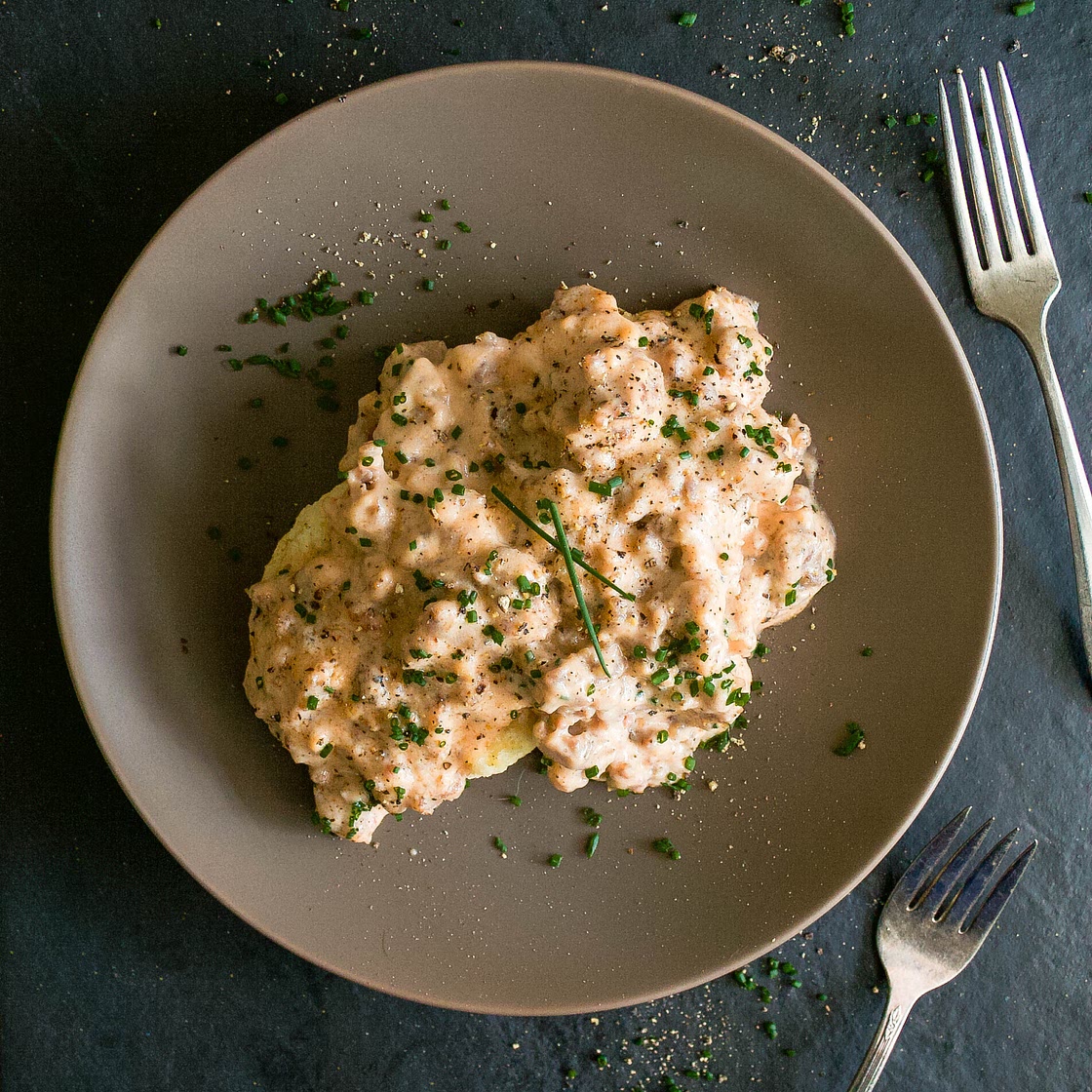 small batch sausage gravy