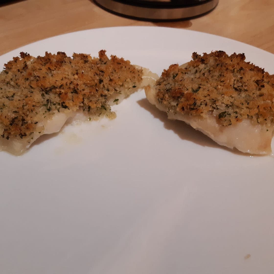 Healthy fish and chips