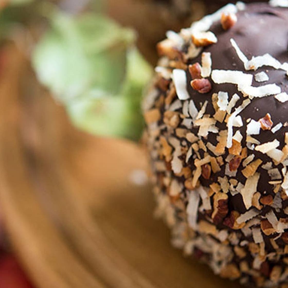 German Chocolate Caramel Apples