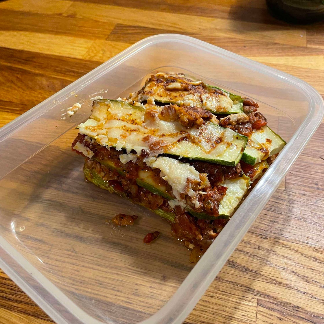Keto Lazania z cukinią