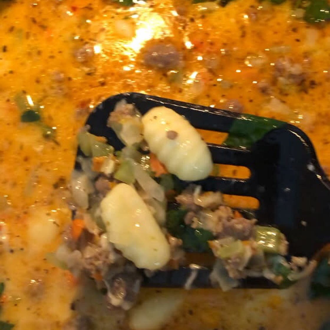 Creamy Italian Sausage Gnocchi Soup