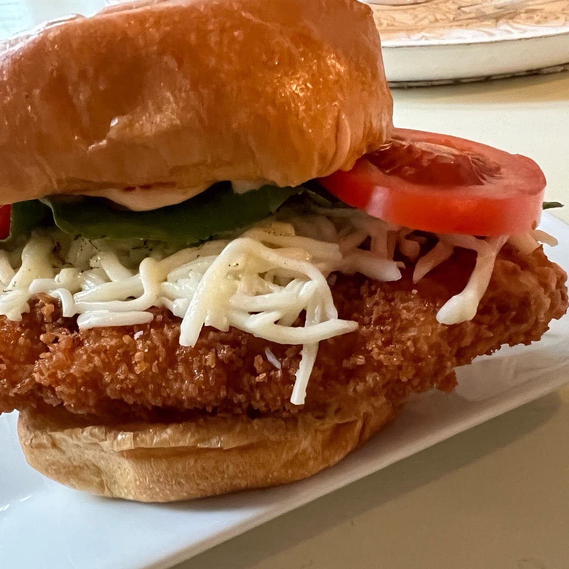Korean-Style Shrimp Burger