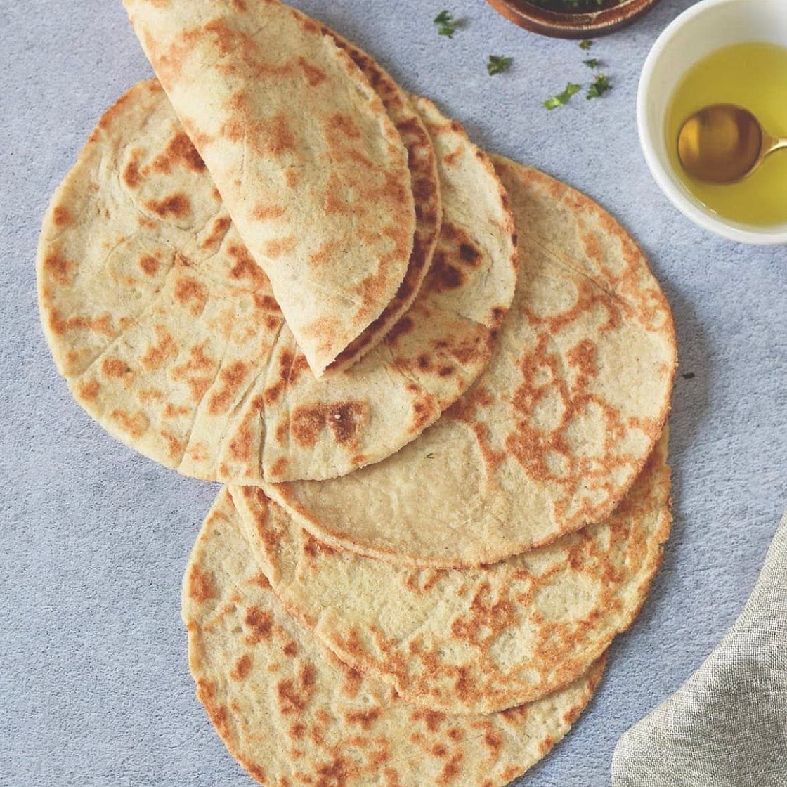 Keto Tortillas with Almond Flour (Low-Carb, Vegan)