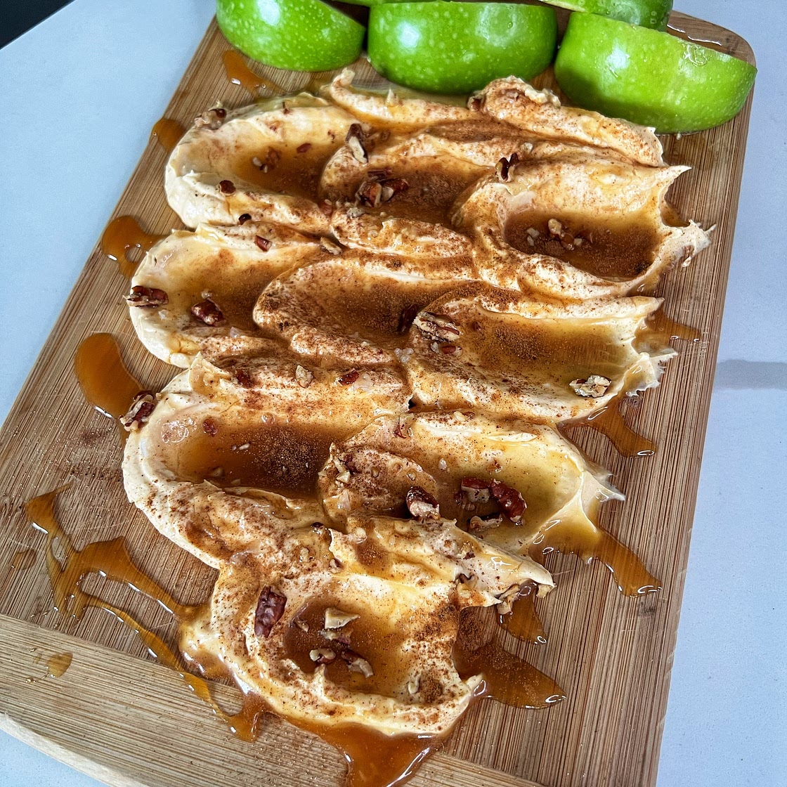 Pumpkin Creamcheese Caramel Apple Board — Angiela Eats - Quick, Easy, & Delicious Recipes