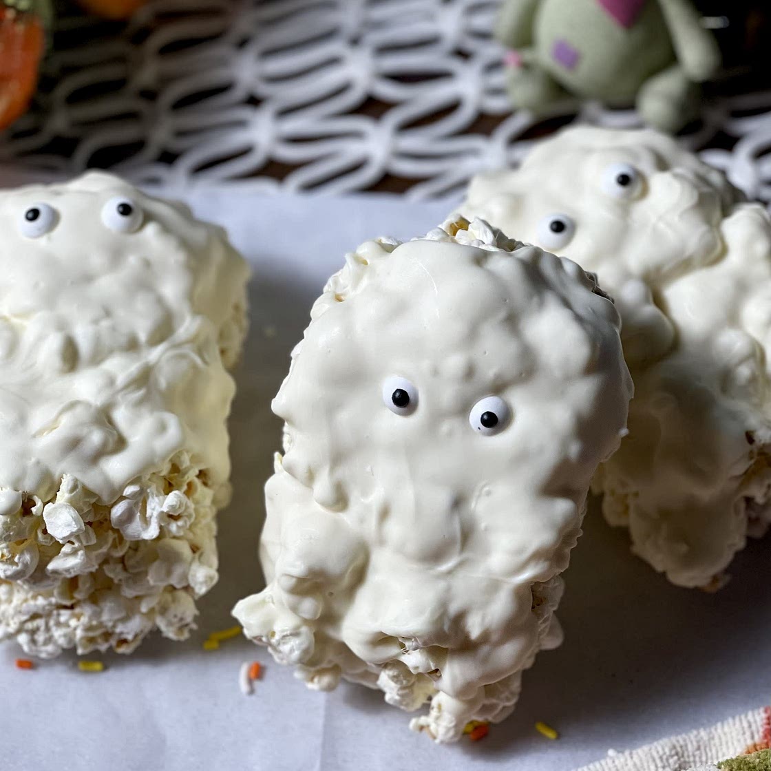 Popcorn Ghosts (SUPER EASY)