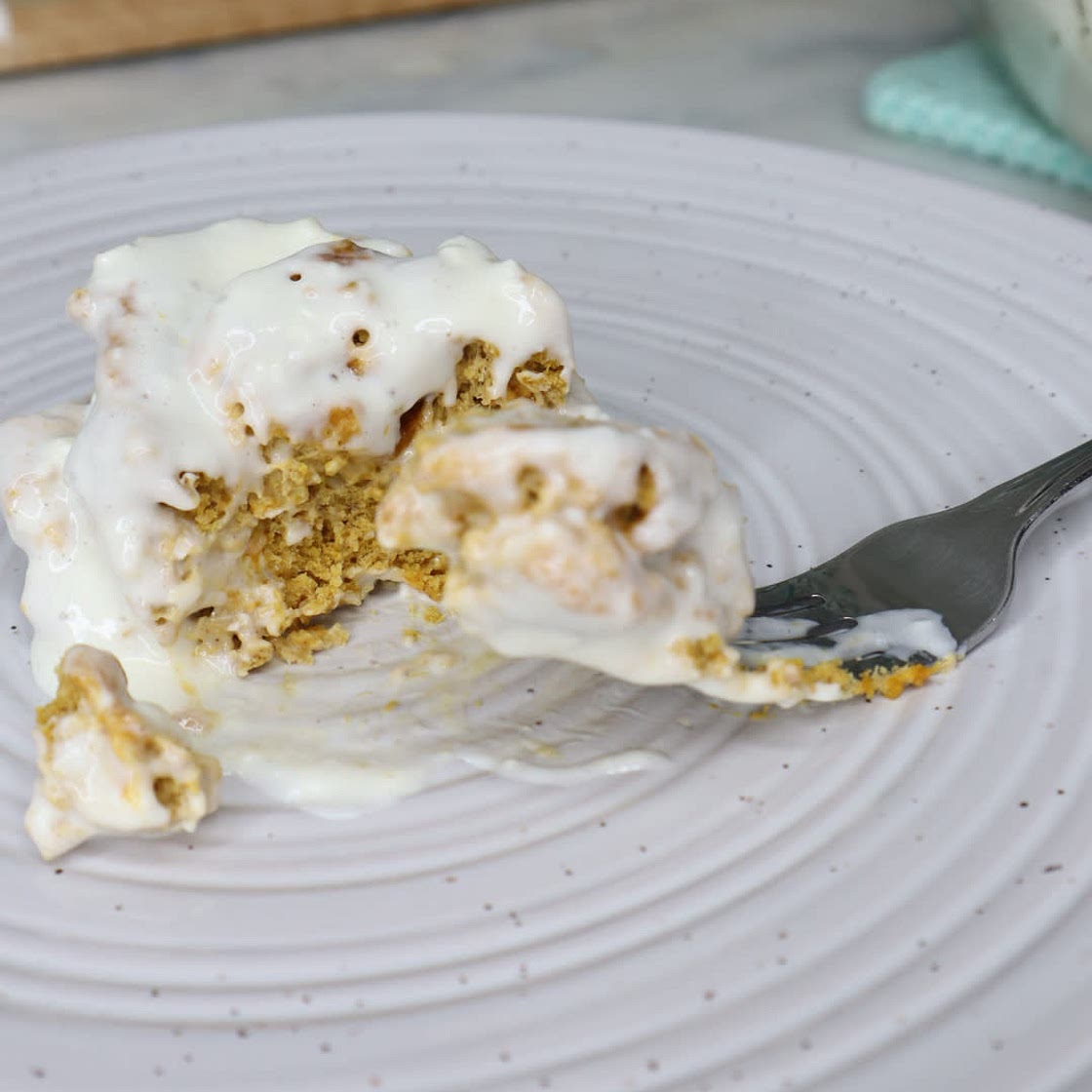 Healthy No Yeast Pumpkin Cinnamon Rolls 