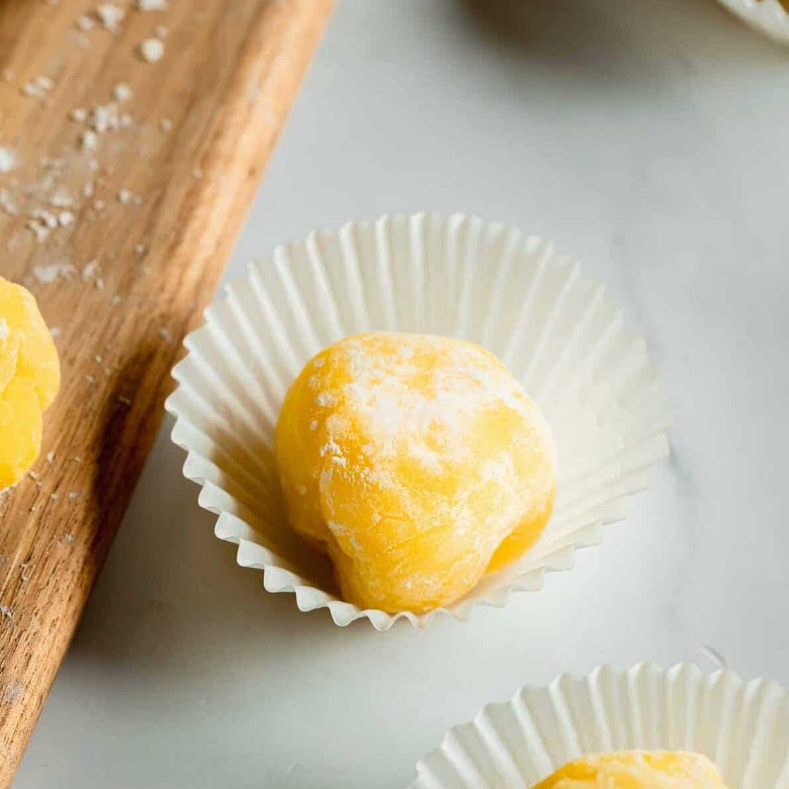 Mochi with Custard Filling