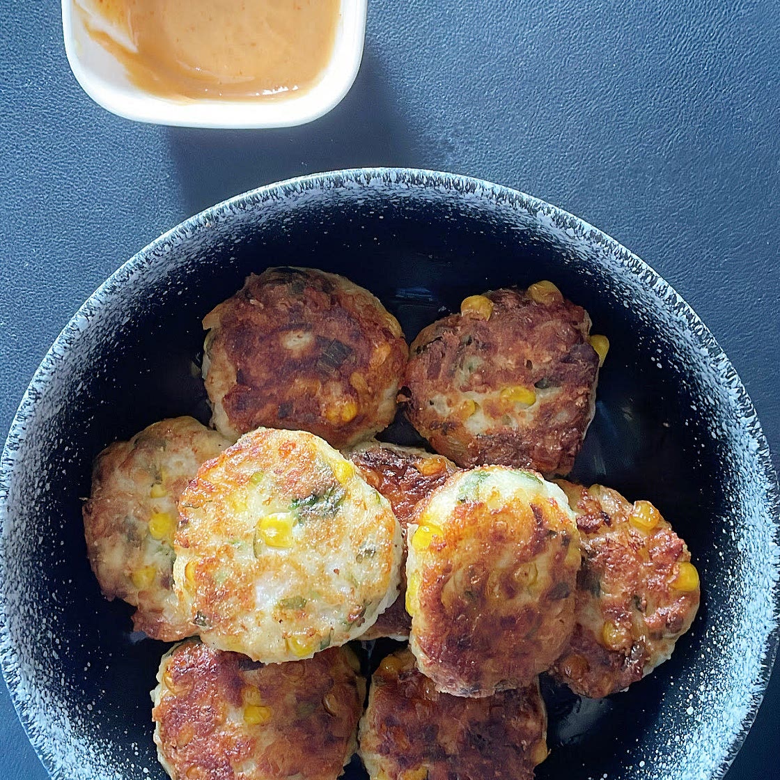 Potato Corn Fritters