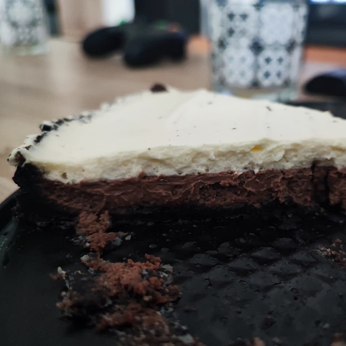 Cheesecake américain au cacao et mascarpone