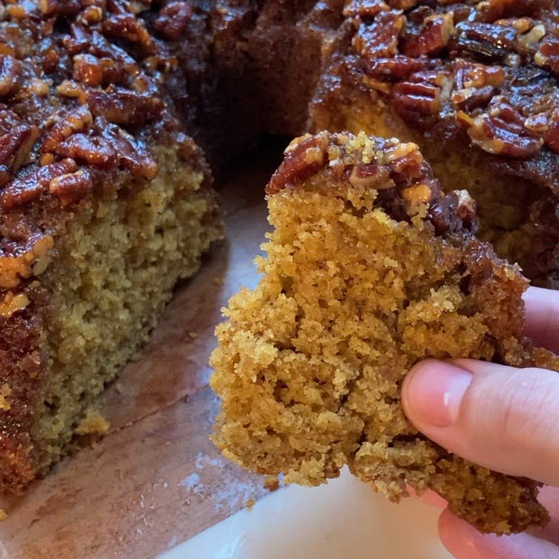 pumpkin pecan bundt cake