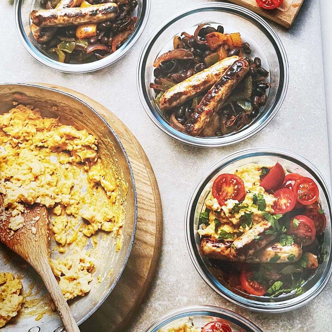 Scrambled Egg & Sausage Breakfast Bowls