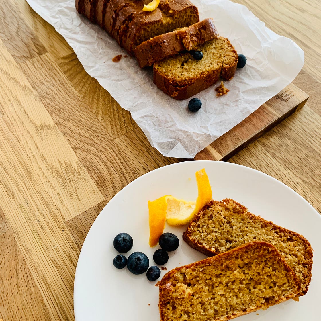 Asli's Healthyish Almond Orange Loaf Cake