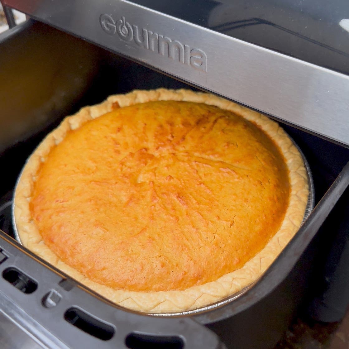Air Fryer Brown Butter Sweet Potato Pie