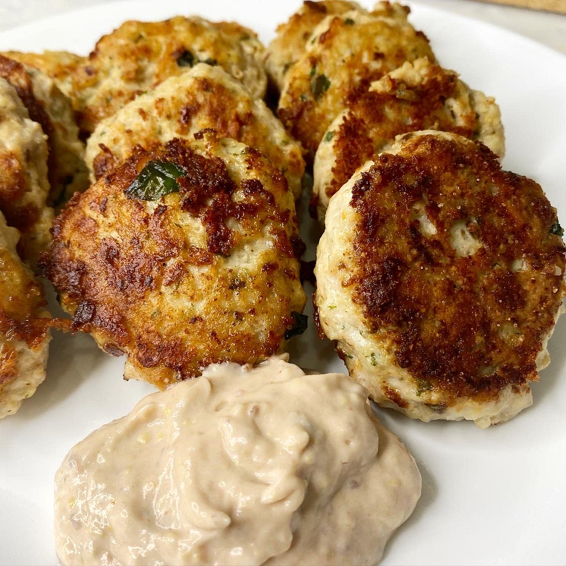 Low Carb Cheesy Chicken Fritters