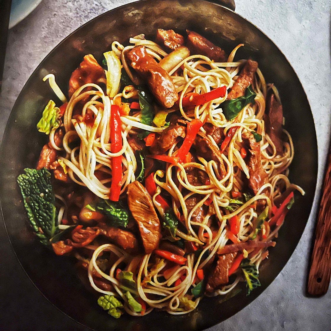 Beef Teriyaki with 5 Spice Noodles