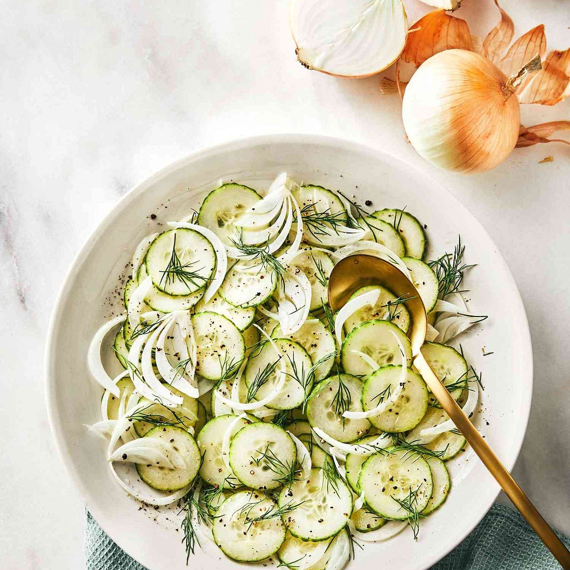 Cucumber-and-Vidalia Onion Salad
