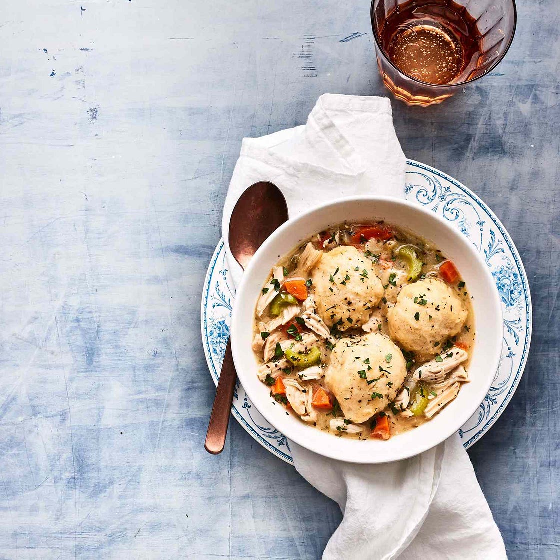 Slow-Cooker Turkey And Dumplings Soup