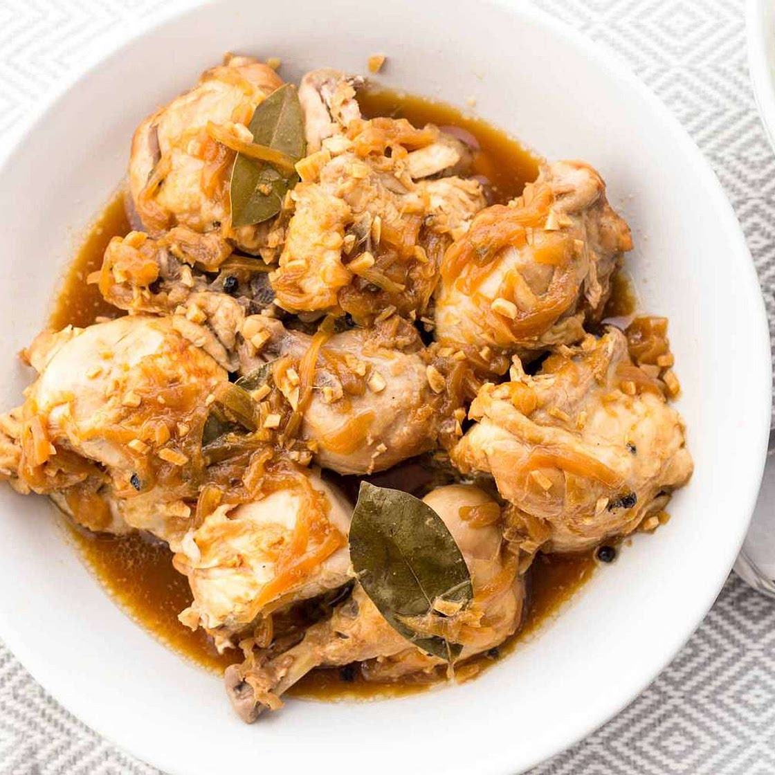 Instant Pot Chicken Adobo and Rice