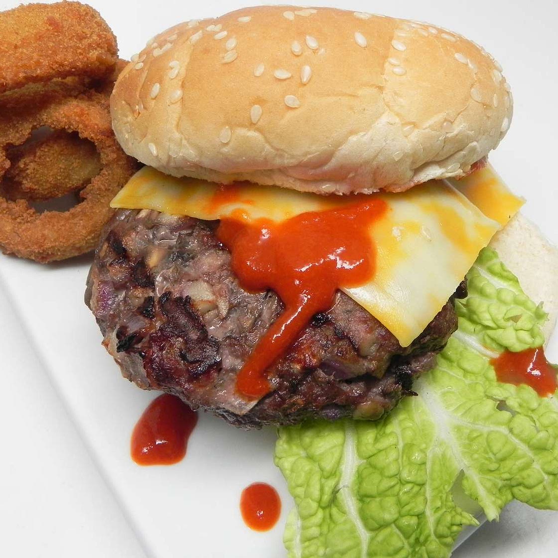 Mushroom Beef Burgers