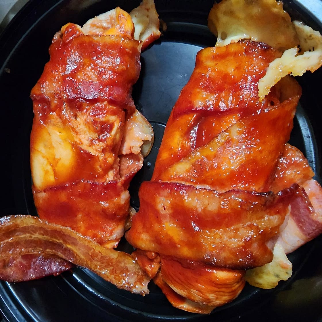 Bacon Chicken Wrapped Mozzarella Sticks Recipe by Tasty
