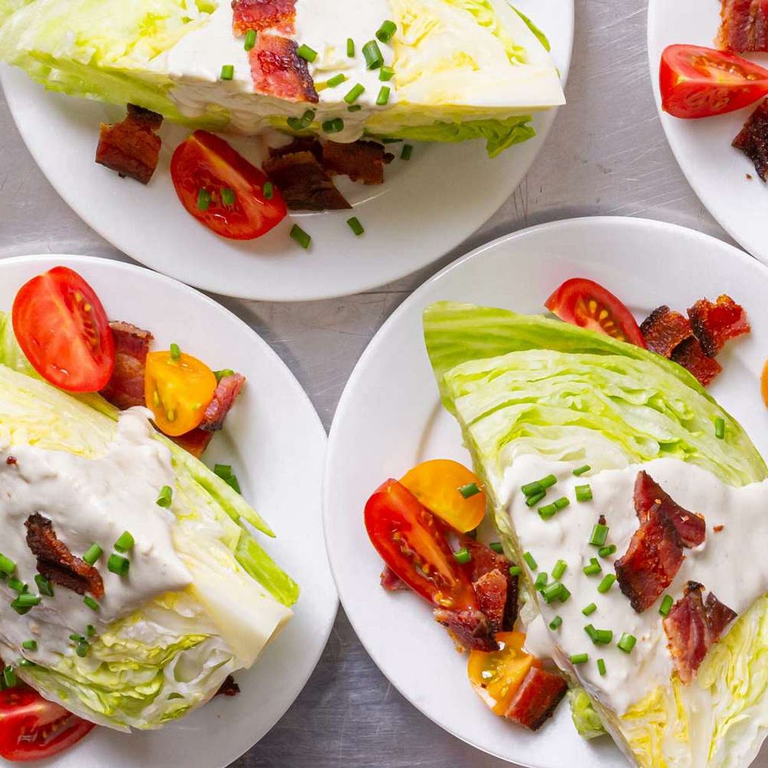 Classic Wedge Salad with Blue Cheese Dressing