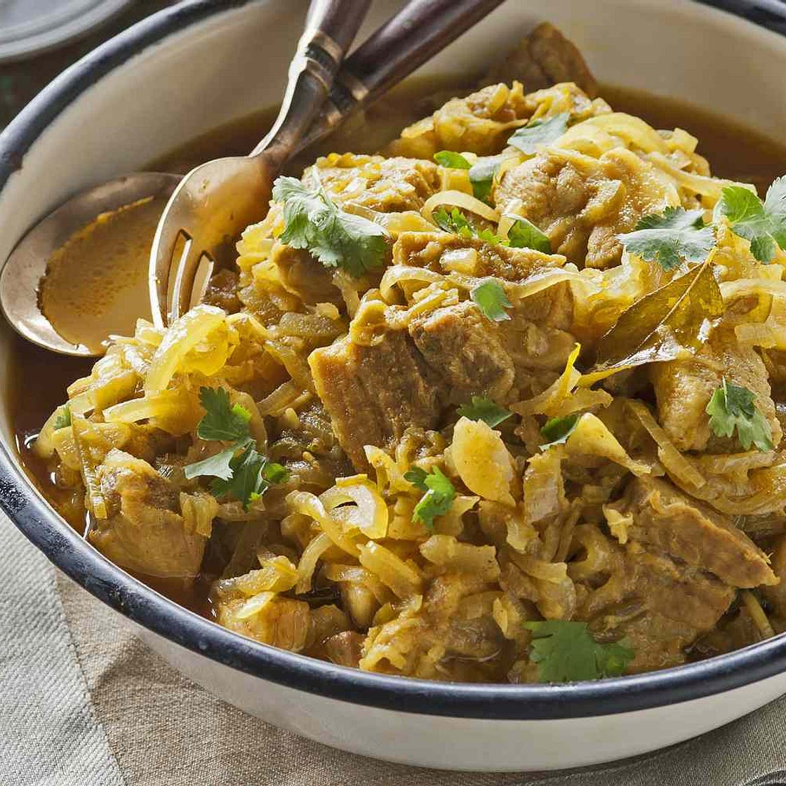 Curried Pork With Apples