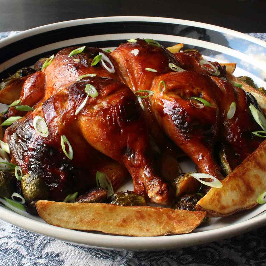 Honey Mustard Roast Chicken