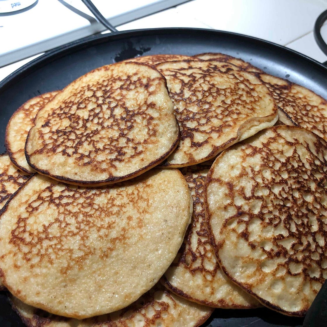 Homemade healthy pancakes