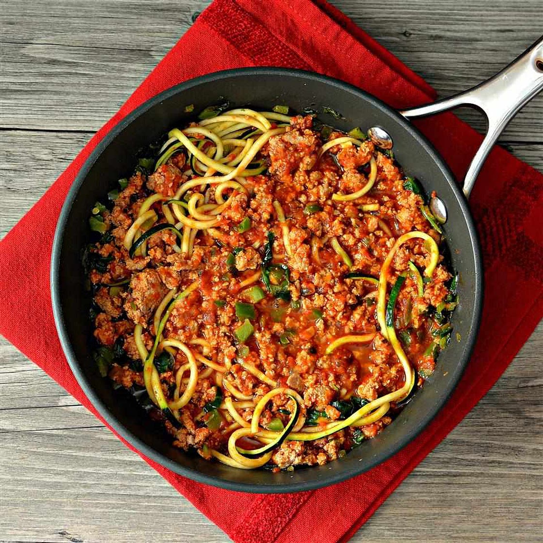 Turkey Spaghetti Zoodles
