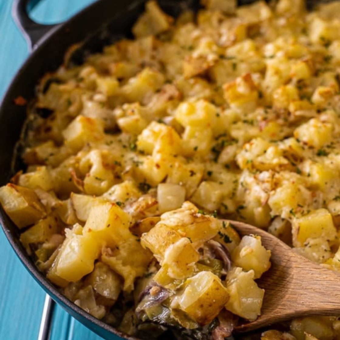 Pinch of Nom - LEEK & BACON TARTIFLETTE