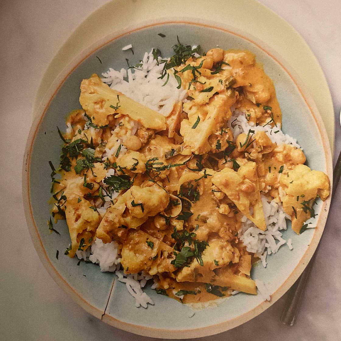 Chou-fleur façon tikka-masala