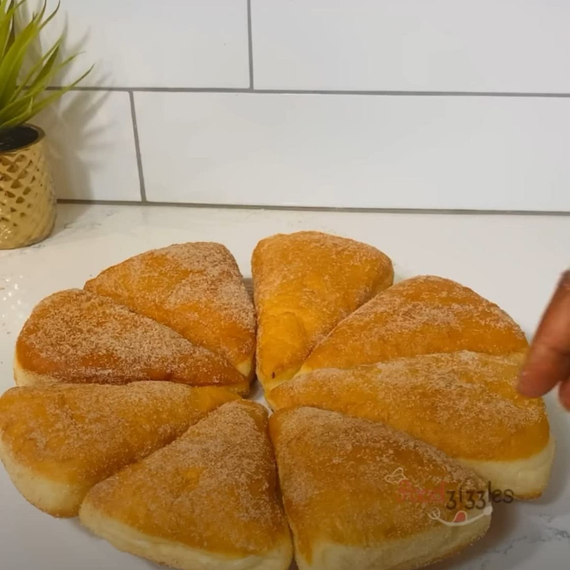Sugar Triangle Donuts