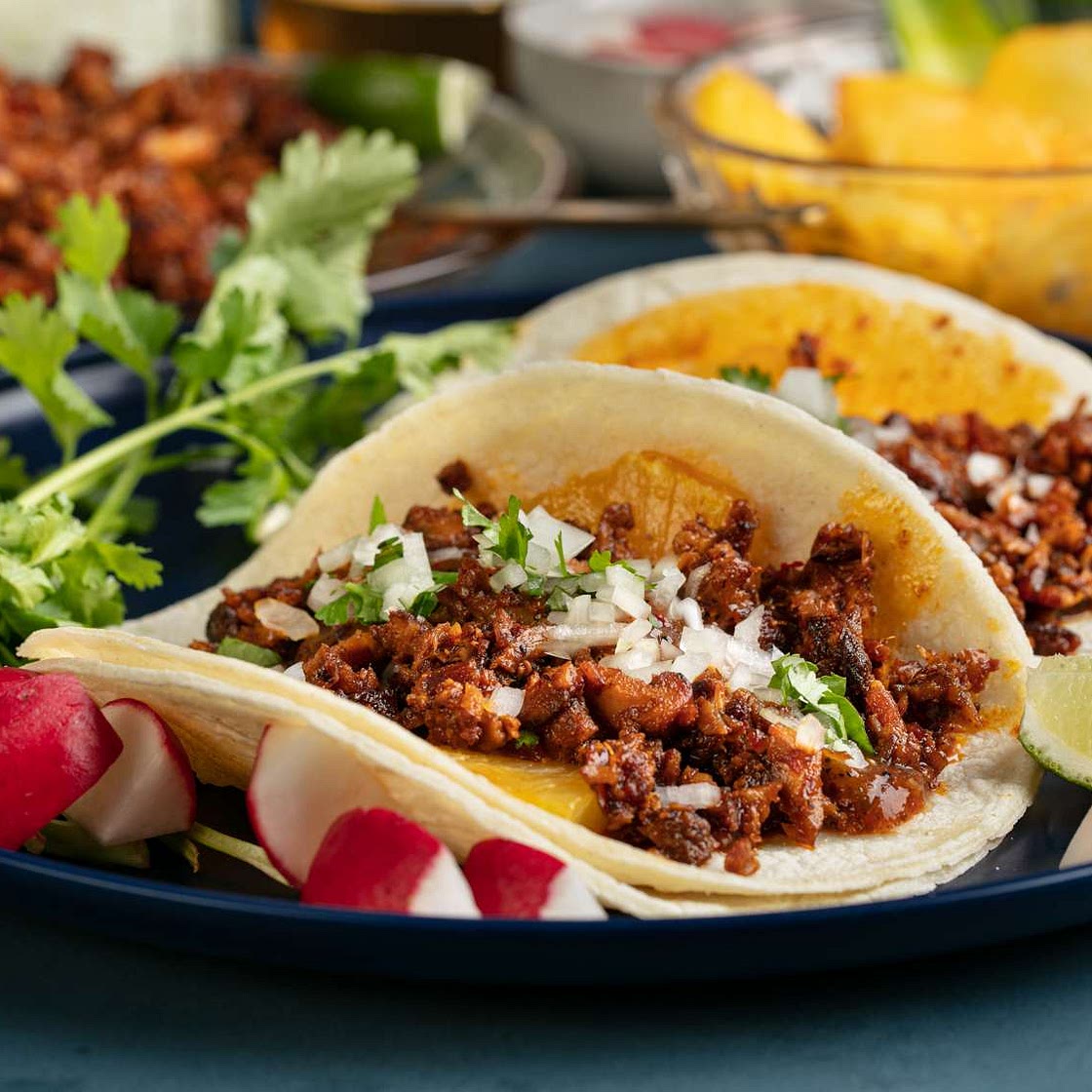 Homemade Tacos Al Pastor