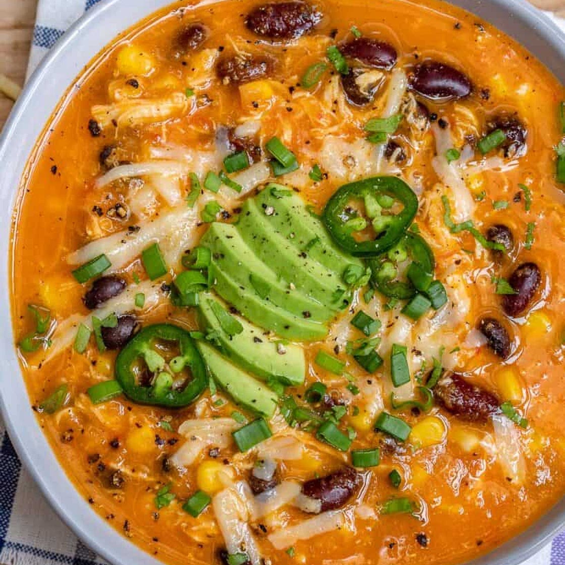 Creamy Chicken Enchilada Soup